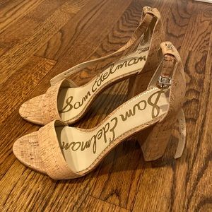 Sam Edelman cork block heels